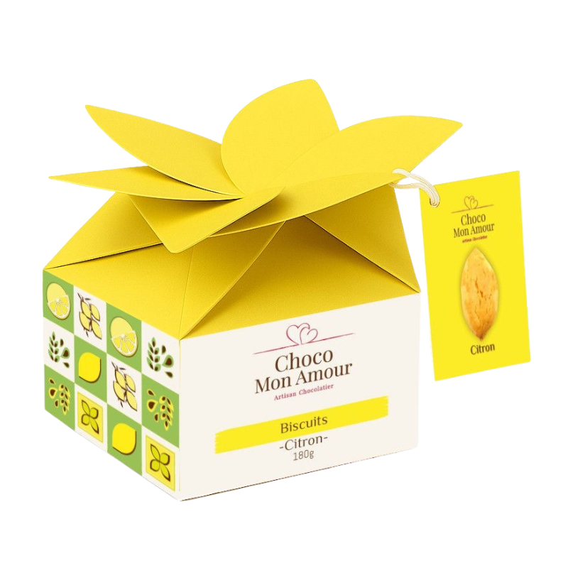 Boîte de Biscuits au Citron 