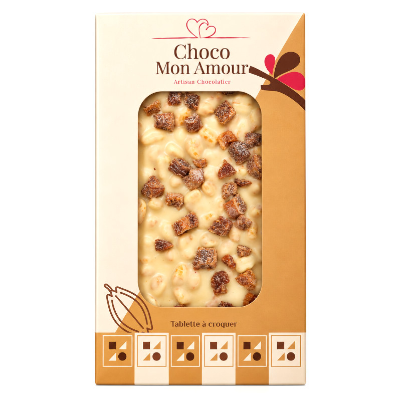 Chocolat blanc aux figues séchées