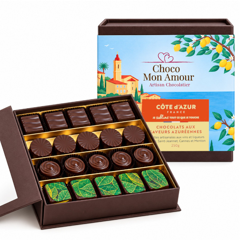Chocolats aux saveurs azuréennes