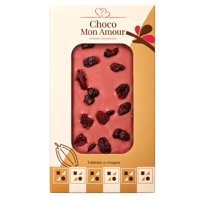 Chocolat ruby aux cranberries
