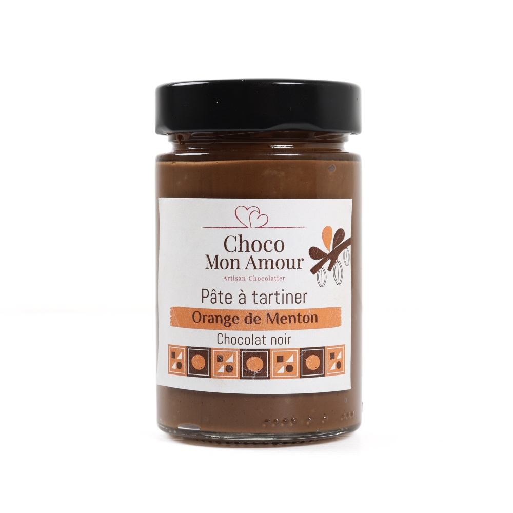 Pate a tartiner a l'orange et chocolat noir