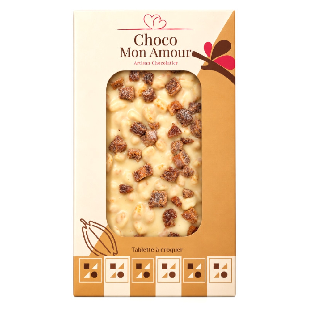 Chocolat blanc aux figues séchées