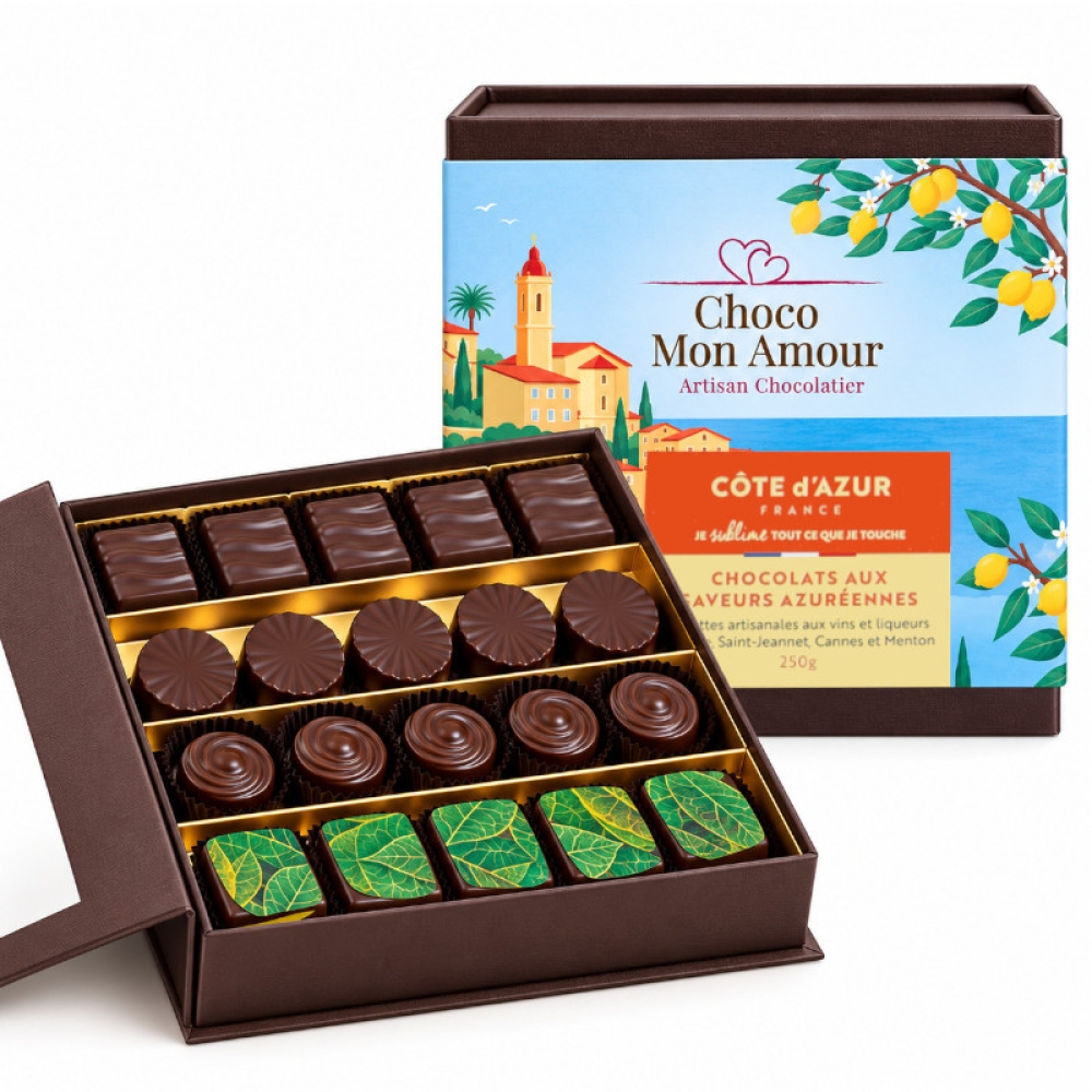 Chocolats aux saveurs azuréennes