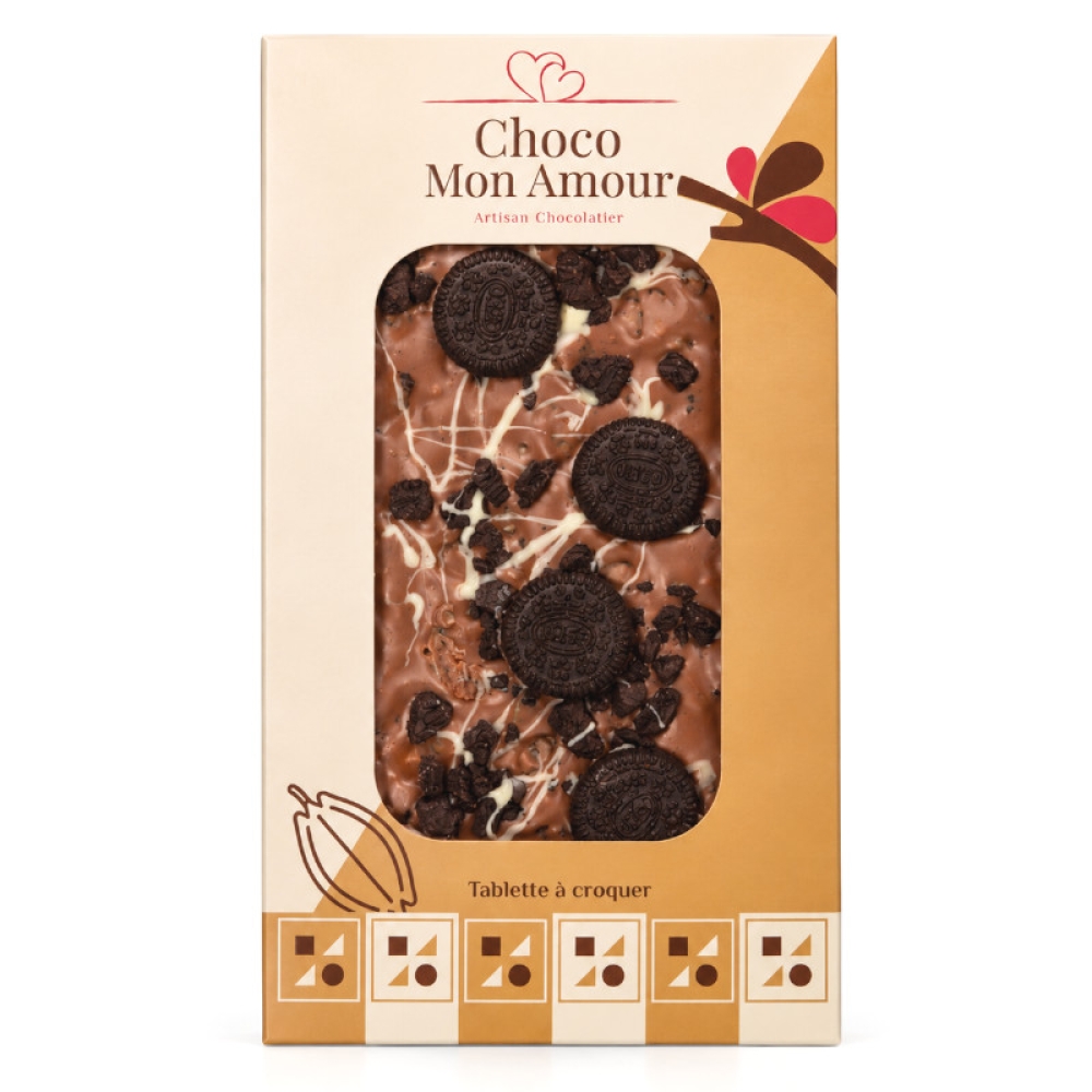 Chocolat au lait à l'Oréo