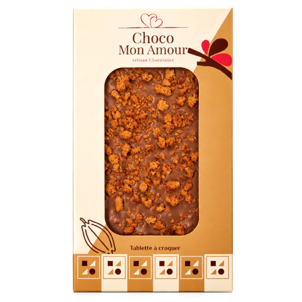 Chocolat au lait au spéculoos