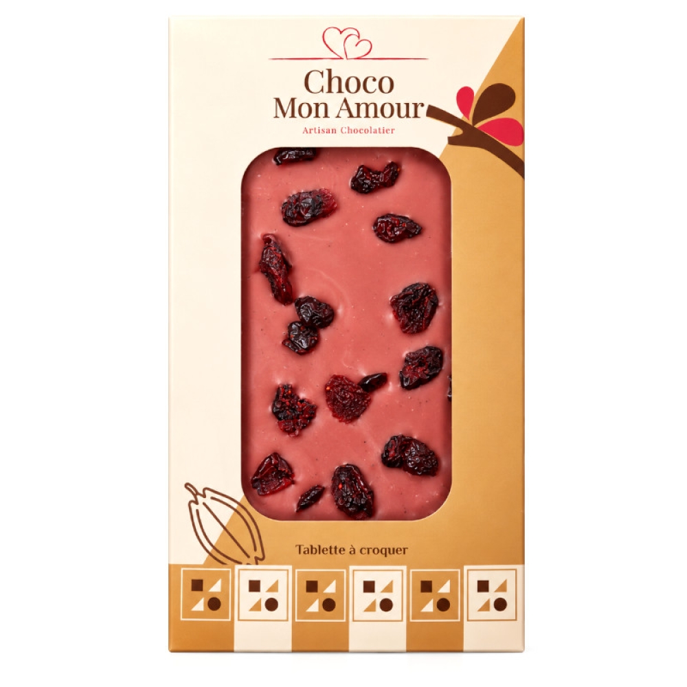 Chocolat ruby aux cranberries