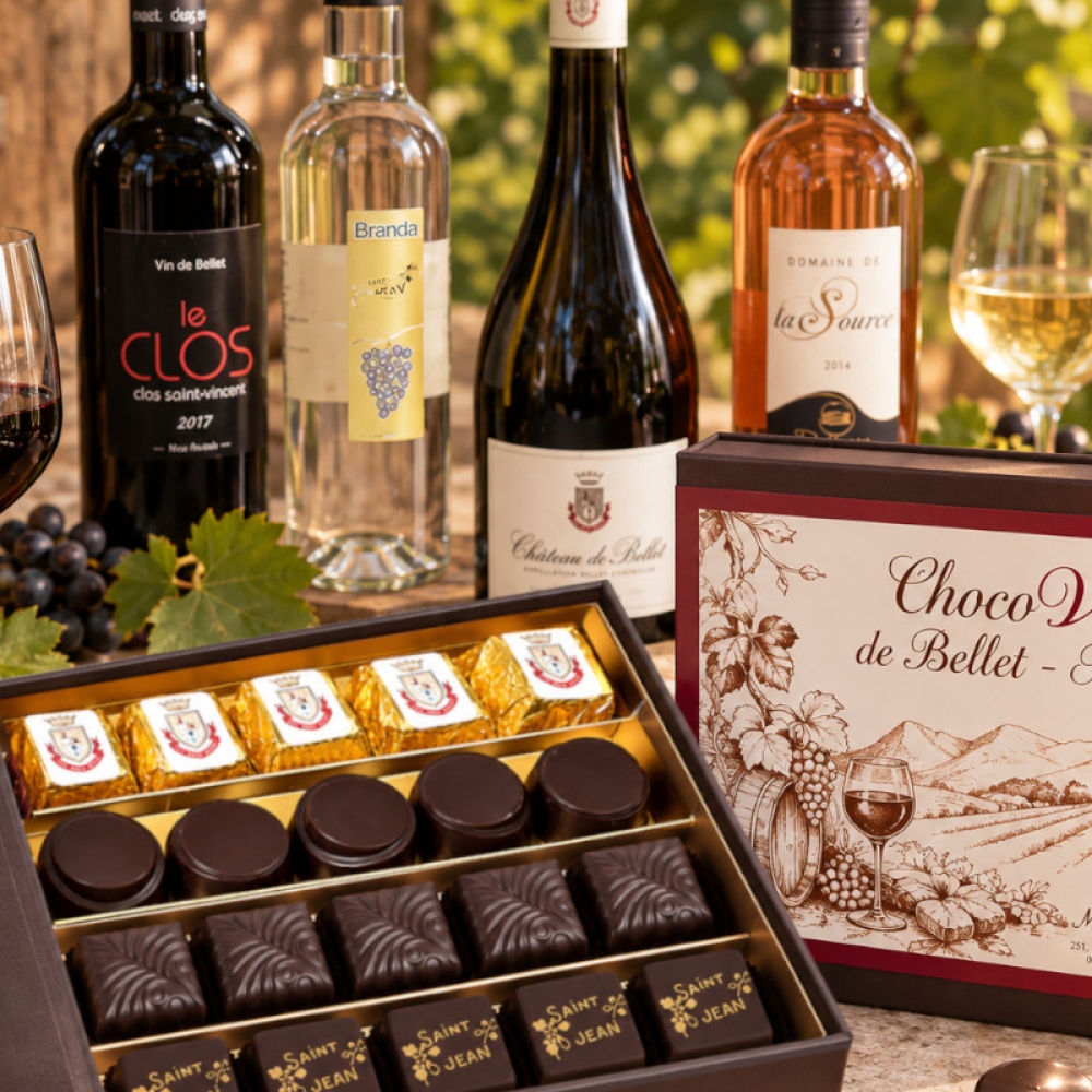 Recettes de chocolats aux vins 