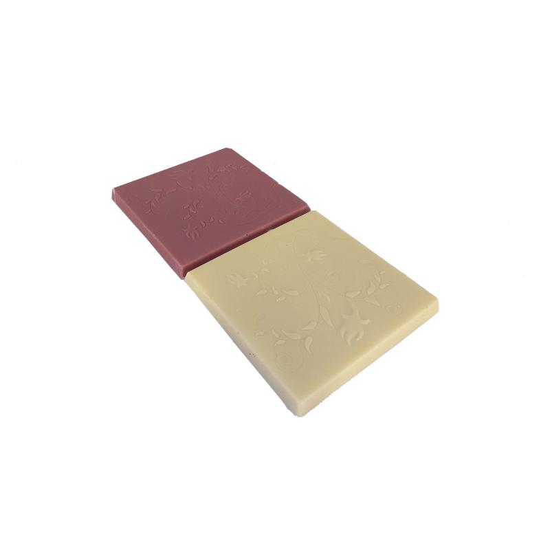 Chocolat ruby et chocolat blanc
